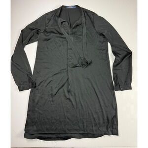 Polo Ralph Lauren Dress Tie Neck‎ Long Sleeve Black Dress Size 6